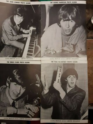 The Beatles Vintage (usa) Limited Exclusive Photo Albums 1965,  4 Total