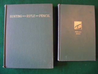 3 Outdoors Books - Cache Lake Country,  Hunting W/ Rifle & Pencil,  To Hell With Hunti
