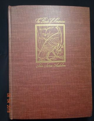 The Birds Of America By John James Audubon 1946 Illustrated Hard Cover Book