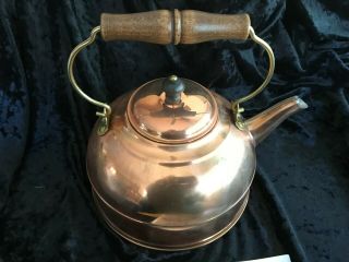 Vintage Paul Revere Ware Copper Tea Kettle: Rome NY 2