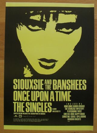 Siouxsie And The Banshees Vintage Poster 