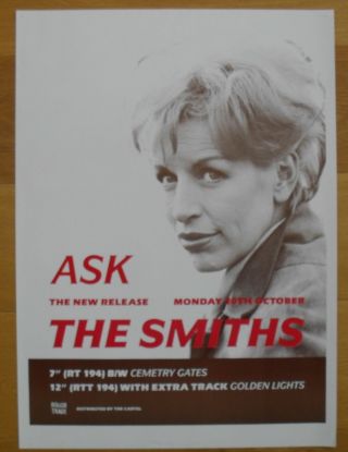 The Smiths Ask Vintage Poster 