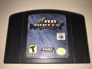 Wwf No Mercy Nintendo 64 N64 Authentic Acceptable Vintage 2000 Wwe Wrestling