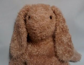 Ty Vintage Curly Bunny Rabbit Plush Tan Stuffed Animal Korea 17 