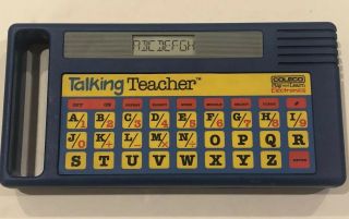 Vintage Coleco Talking Teacher Educational Toy Speak & Spell 8100
