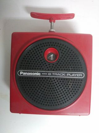 Panasonic 8 Track Player Tnt Rq - 830s Red - Only