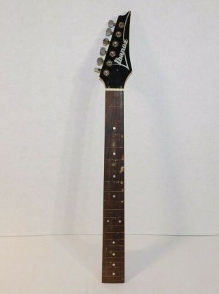 Vtg 1980s Ibanez Ex140 Loaded Black Electric Guitar Rh Neck Luthier Project Part