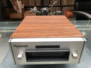 8 Track Player,  Panasonic,  Tested/working,  2tapes (elvis)