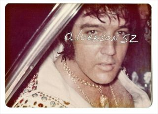 Elvis Presley Vintage Candid Photo 1 - Atlanta,  Ga - July 3,  1973