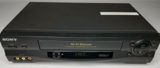 Sony Slv - N55 Video Cassette Recorder Fully Great