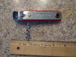 Vintage Tapboy Can Opener / Corkscrew By Vaughan - Chicago,  Usa