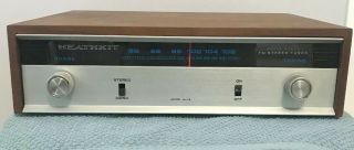 Vintage Heathkit Fm Stereo Tuner Aj - 14