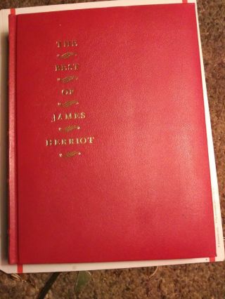 Limitedthe Best Of James Herriot - Signed,  Numbered,  Lmtd.  Us 1st Edition - Leather