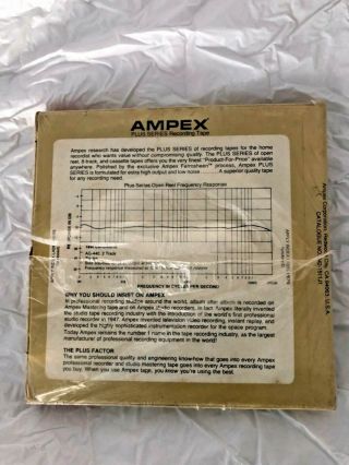 Ampex 1800 Plus Series Vintage Reel Recording Tape 3