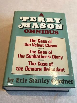 A Perry Mason Omnibus (3 Stories In One Volume) By Erle Stanley Gardner C.  1956