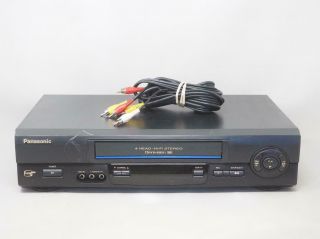 Panasonic Pv - V4611 Vcr Vhs Player/recorder Great