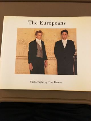 The Europeans By Tina Barney,  Fine Photo Book