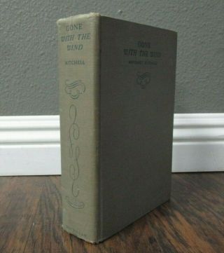Gone With The Wind By Margaret Mitchell,  1st Ed,  August 1936 Re - Print / Hardcover