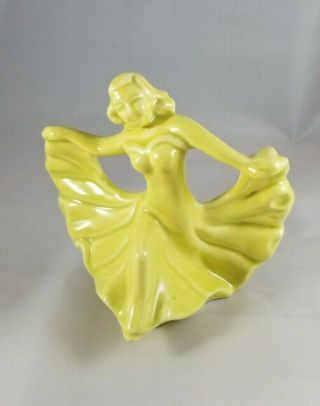 Vintage California Pottery Dancing Lady Figurine 1940 