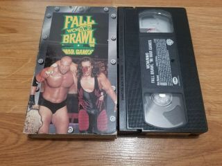 Wcw Fall Brawl 1998 War Games Vhs Wwe Nwo Wrestling Vintage