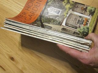 7 Vintage Better Homes And Gardens Magazines From 1935 - 36 - 37