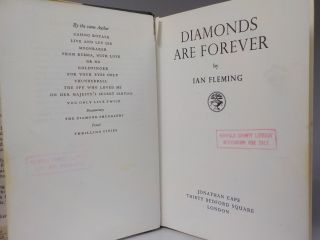 Ian Fleming - Diamonds Are Forever (James Bond) - Cape - 1964 (ID:748) 4