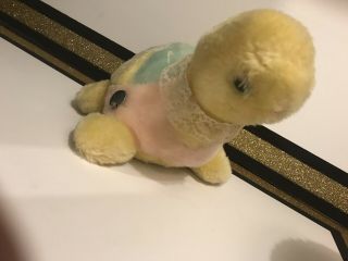 Vintage Russ Berrie Musical Plush Wind Up Twittle Turtle Lullaby Toy Baby Lovey