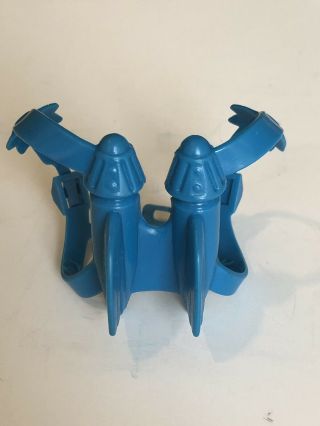 Vintage 1980 ' s HE - MAN Masters of the Universe STRATOS Blue Jetpack & Red Wings 3