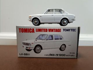 Tomytec Tomica Limited Vintage Lv - 58a Toyota Corolla 1200