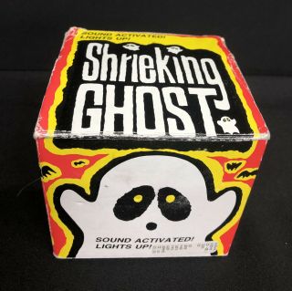 Vintage Halloween Sonic Control Shrieking Ghost w/ Box Sound Activated Gemmy 2