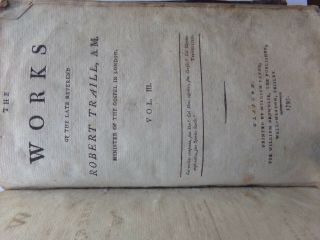 The of the Late Reverend Robert Traill (Traill,  Robert - 1795) 3