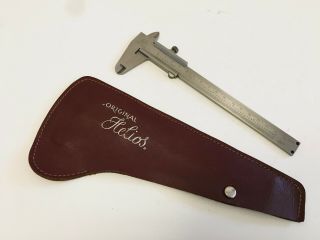 Vintage Helio 6 " Vernier Caliper Made In Germany Siezed W/ Locking Screw