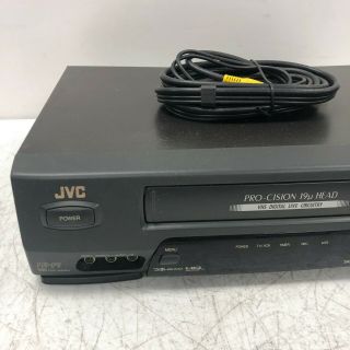 JVC HR - A54U VCR VHS 4 Head HiFi Stereo Video Cassette Recorder Player No Remote 2