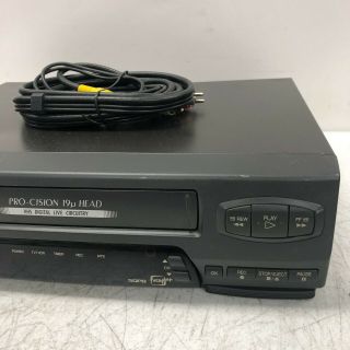 JVC HR - A54U VCR VHS 4 Head HiFi Stereo Video Cassette Recorder Player No Remote 3