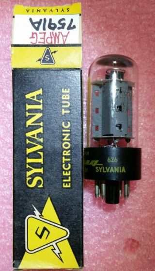 7591a Ampeg By Sylvania Vacuum Tube,  Tv - 7d 118 - Will Combine