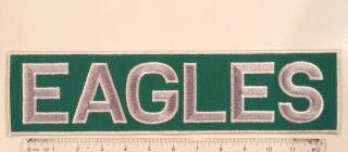 Vintage 1980s Philadelphia Eagles 14 " Large Jacket Patch Throwback (sew On)