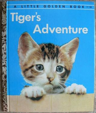 Vintage Little Golden Book Tiger 