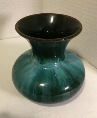 Vintage Canada Blue Mountain Pottery Vase W/drip Glaze