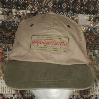 Vintage 90s Panavision Camera Film Crew Dad Hat Ball Cap Adjustable Strapback