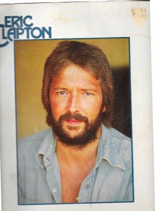 2 Vintage Eric Clapton Tour Programs 1974 And 1985