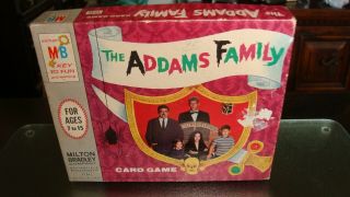 The Addams Family Card Game By Milton Bradley 1965 Vintage 100 Complete