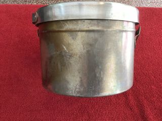 Vintage Aluminum/tin Nesting Cooking Camp Set Of Pots,  Pans,  Dishes,  Cups