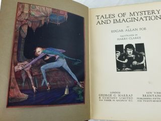 TALES OF MYSTERY AND IMAGINATION Edgar Allen Poe 1936 - Vintage Harry Clarke 4