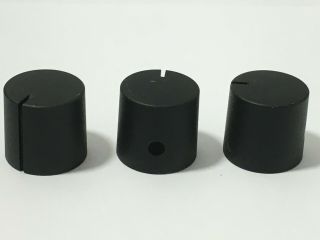 Three Round Sony Solid Metal High End Preamplifier Amplifier Control Knobs Ta Es
