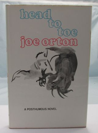 Head To Toe Joe Orton 1971 1st Ed Vintage Posthumous Novel First Edition Vgc