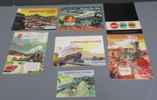 American Flyer Vintage Catalogs: 1951,  1958,  1959,  1963 [7] Ex