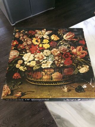 Vintage 1971 Springbok Bouquet Of Flowers By Jacques Linard Puzzle - Complete - L@@k