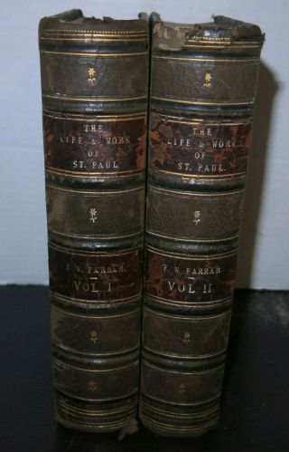 The Life And Work Of Saint Paul 2 Vols C 1880 W Maps Scarce