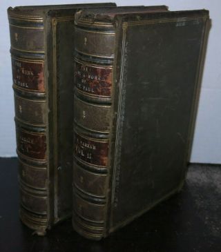The Life and Work of Saint Paul 2 Vols c 1880 w Maps Scarce 2