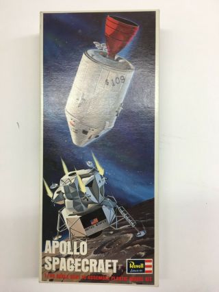 Revell Apollo Spacecraft 1/96 Scale Plastic Model Kit Unfinished Vintage 1967